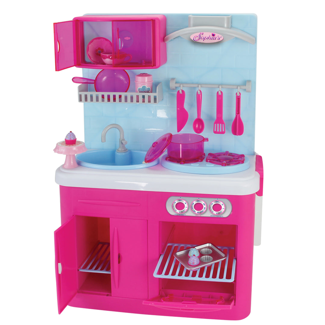 Sophias Doll Kitchen with Baking Accessories Set for 18" Dolls
