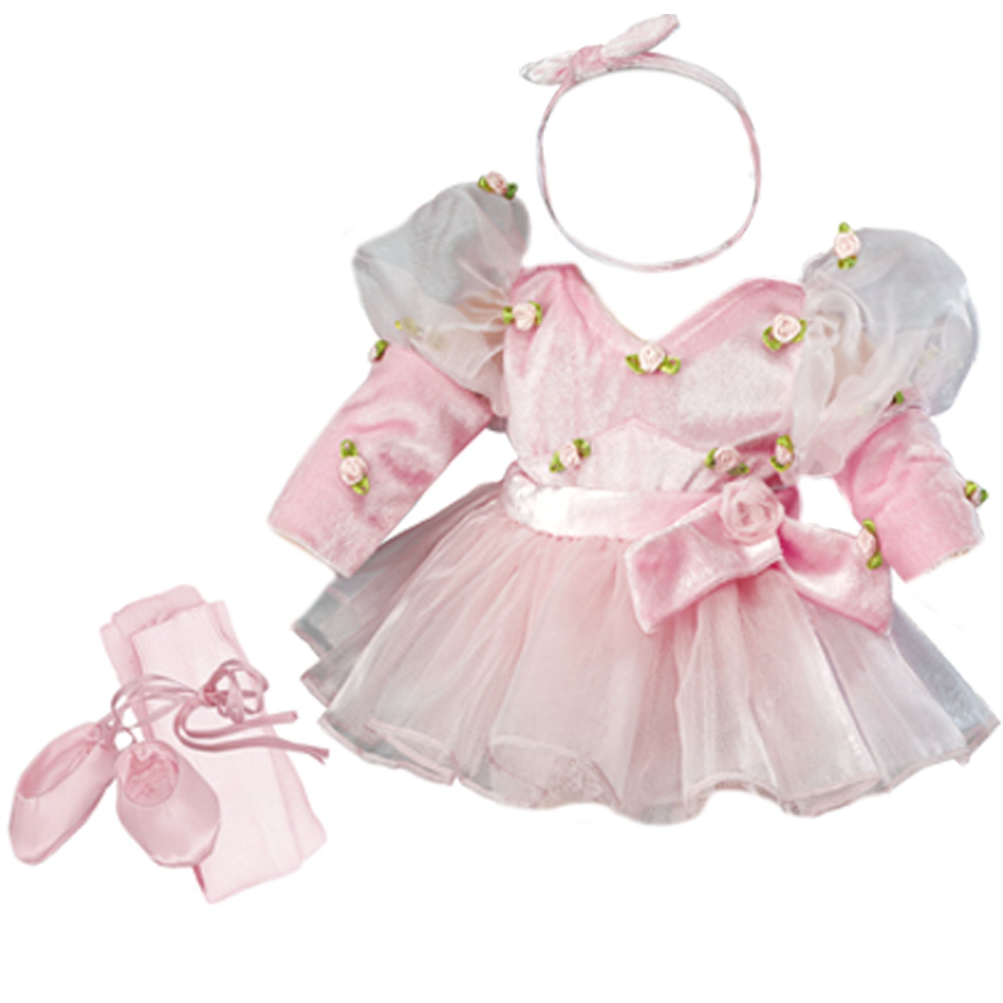 Sophia's 5 Piece Ballet Recital Costume Set for 18'' Dolls, Pink