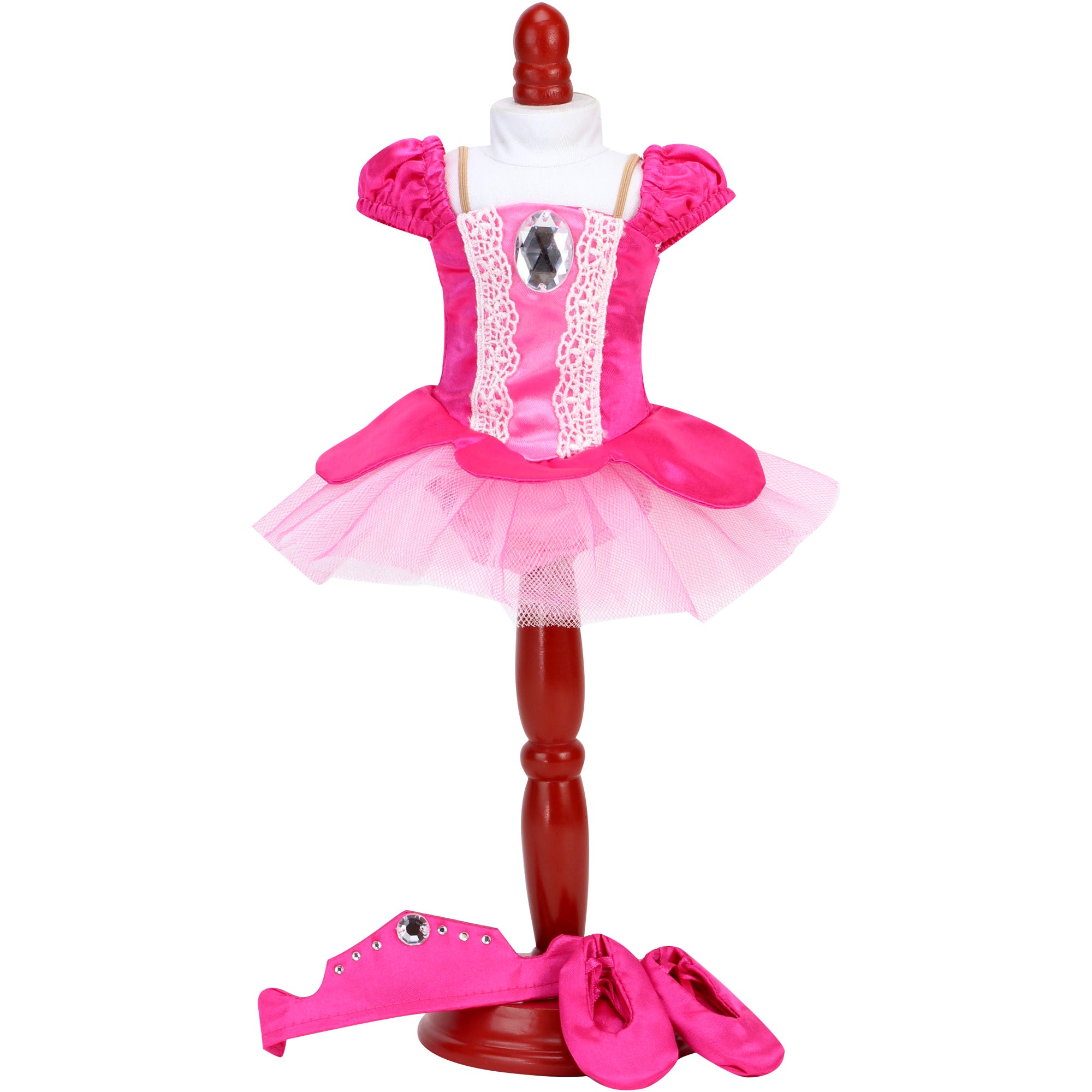 Sophia's Ballet Recital Costume for 14.5" Dolls, Hot Pink