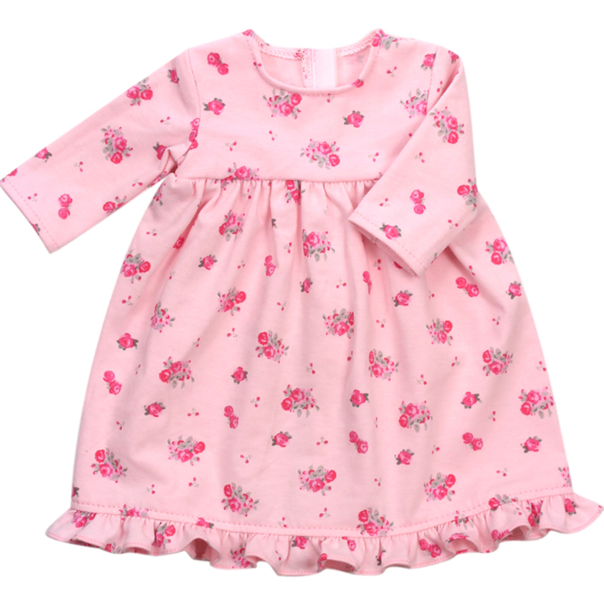 Sophia's Floral Print Nightgown for 18" Dolls, Pink