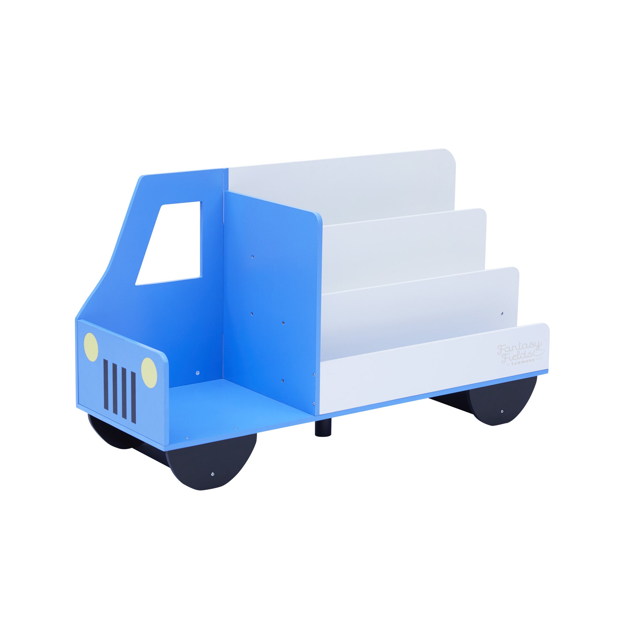 Fantasy Fields  Truck Wooden Display Bookcase, White/Blue