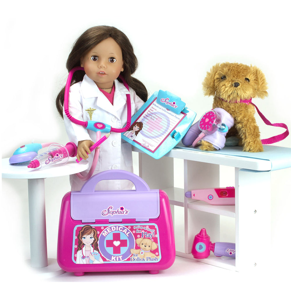 Sophia's Medical Kit for 18" Dolls, Pink