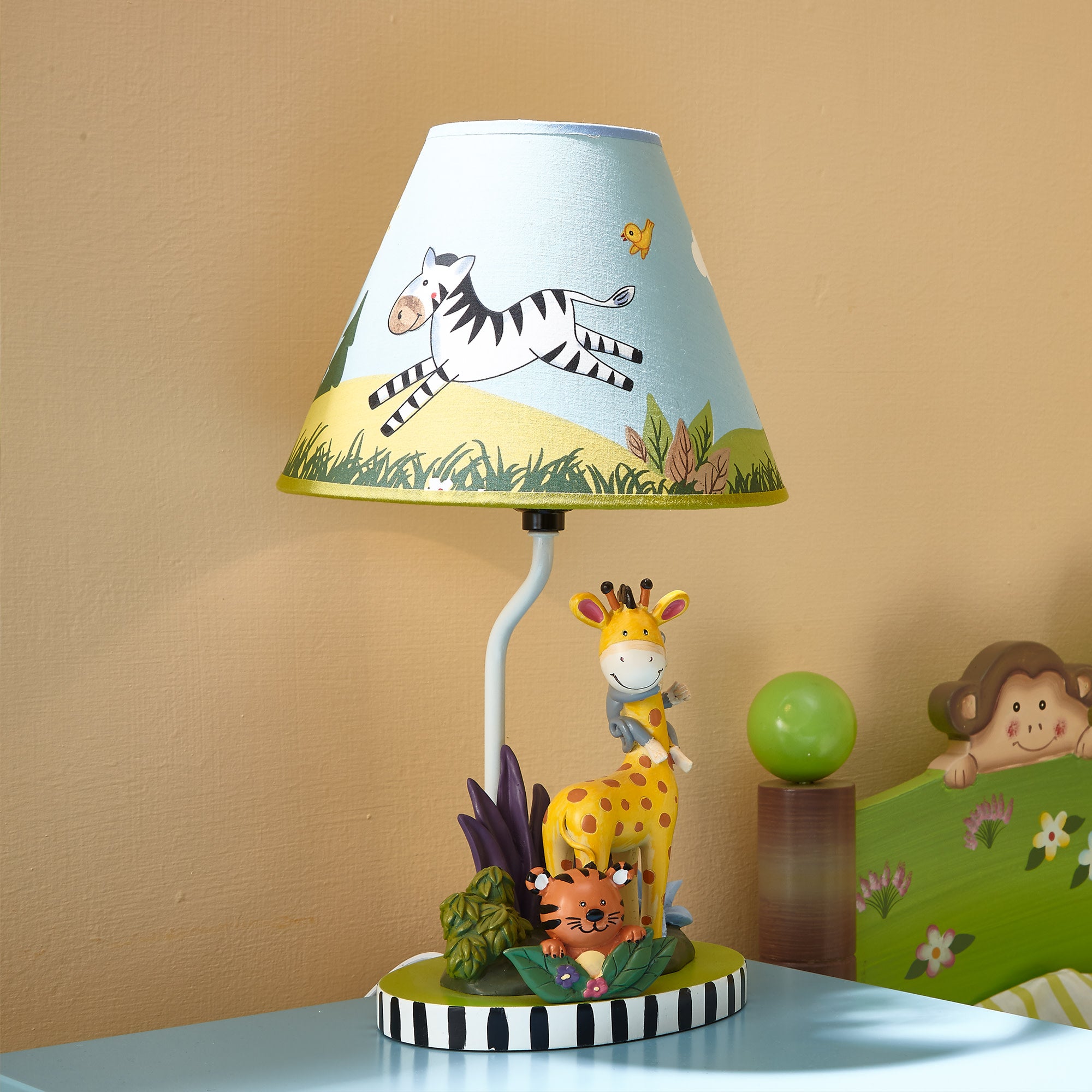 Fantasy Fields Kids Sunny Safari Table Lamp, Multicolor