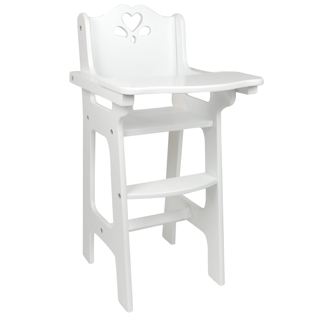 Sophia's High Chair for 15" Dolls, White