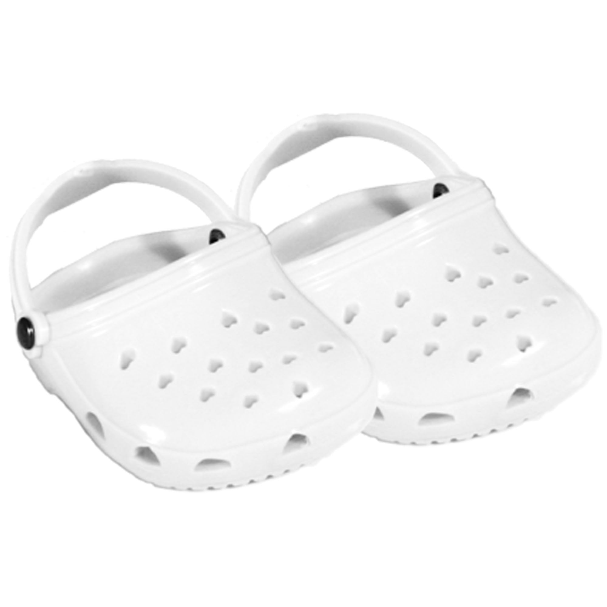 Sophias Clog Sandal Shoes Accessory for 18" Dolls, White