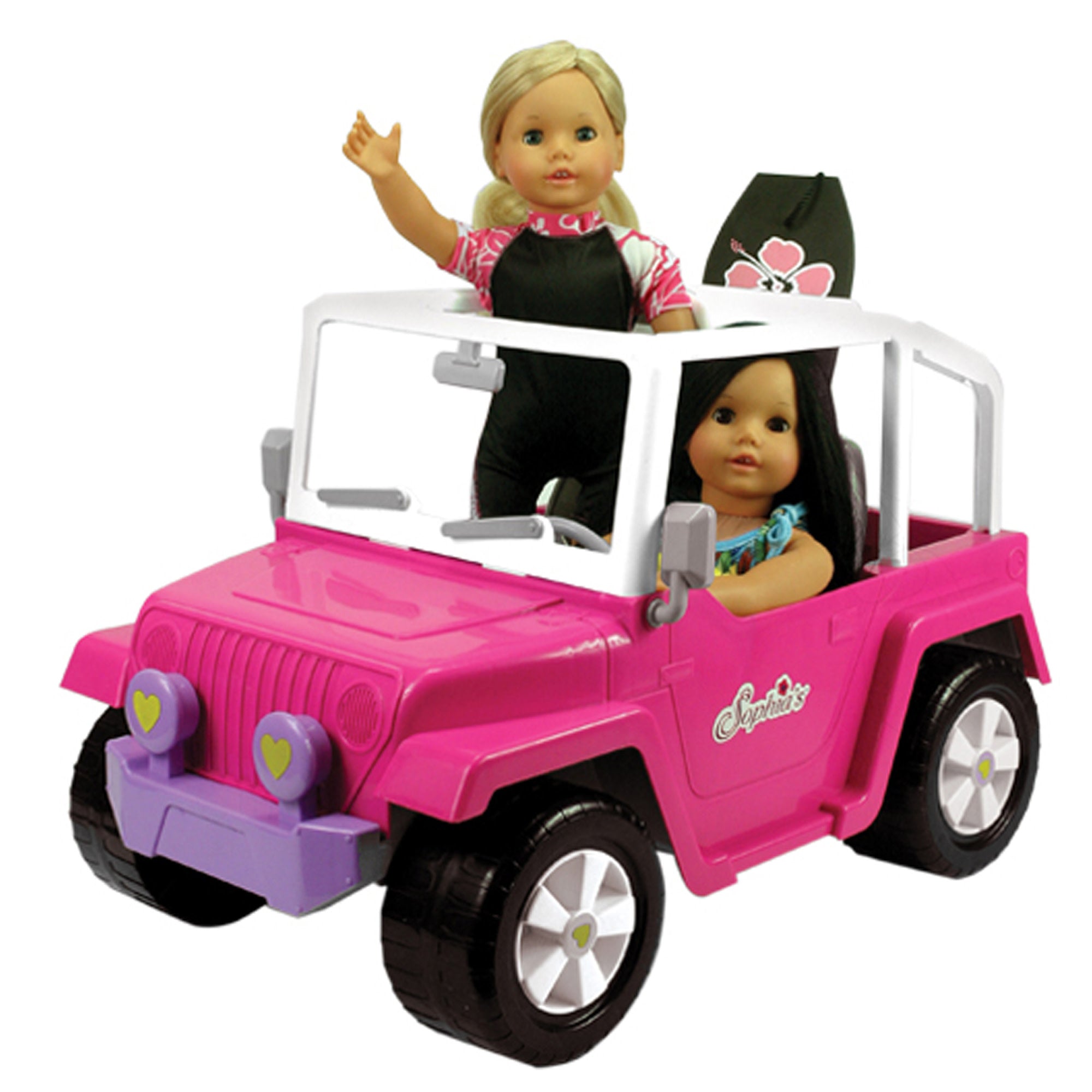 Sophias 4 x 4 Hot Pink Beach Cruiser Truck for 18" Dolls