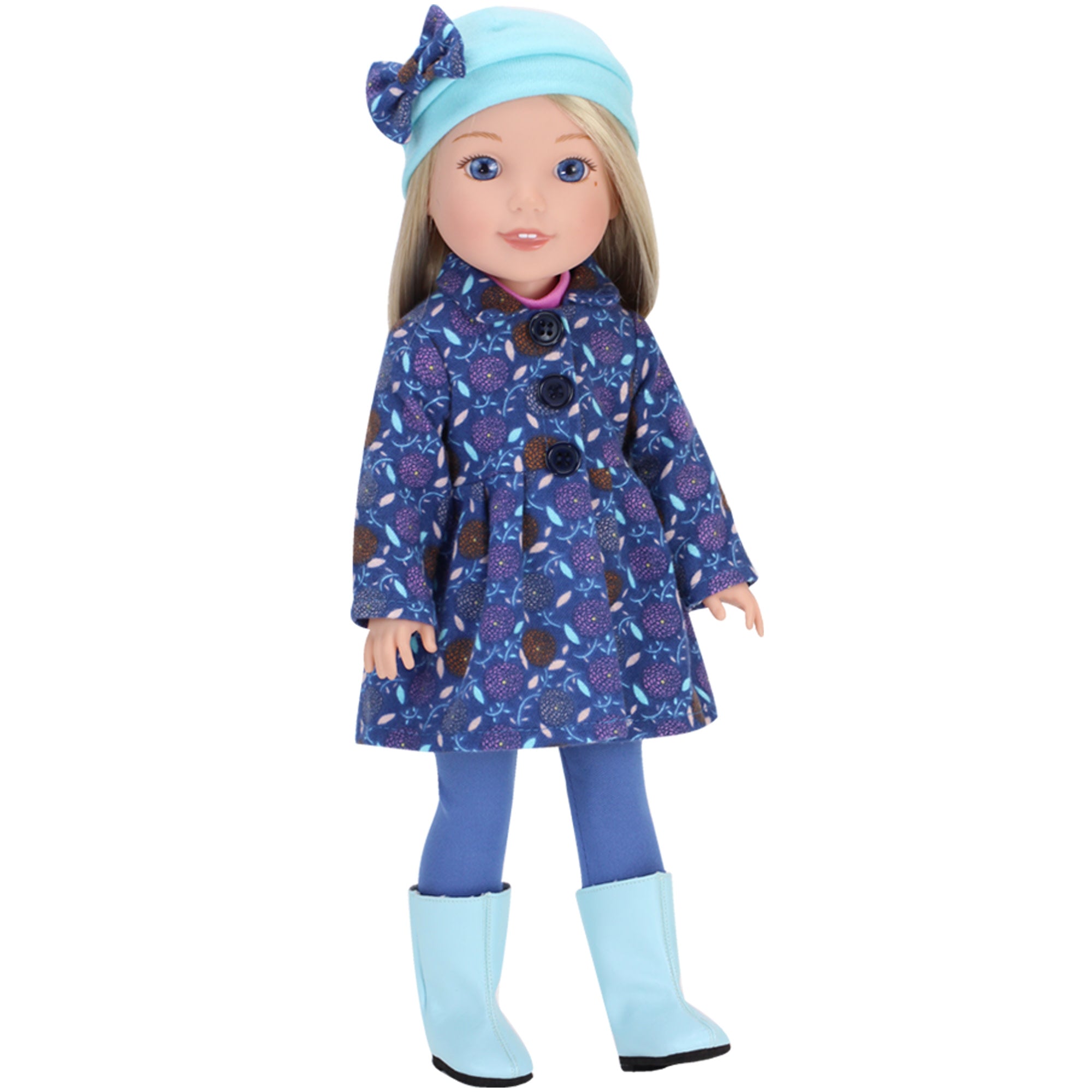 Sophia's Winter Outfit with Boots for 14.5" Dolls, Blue
