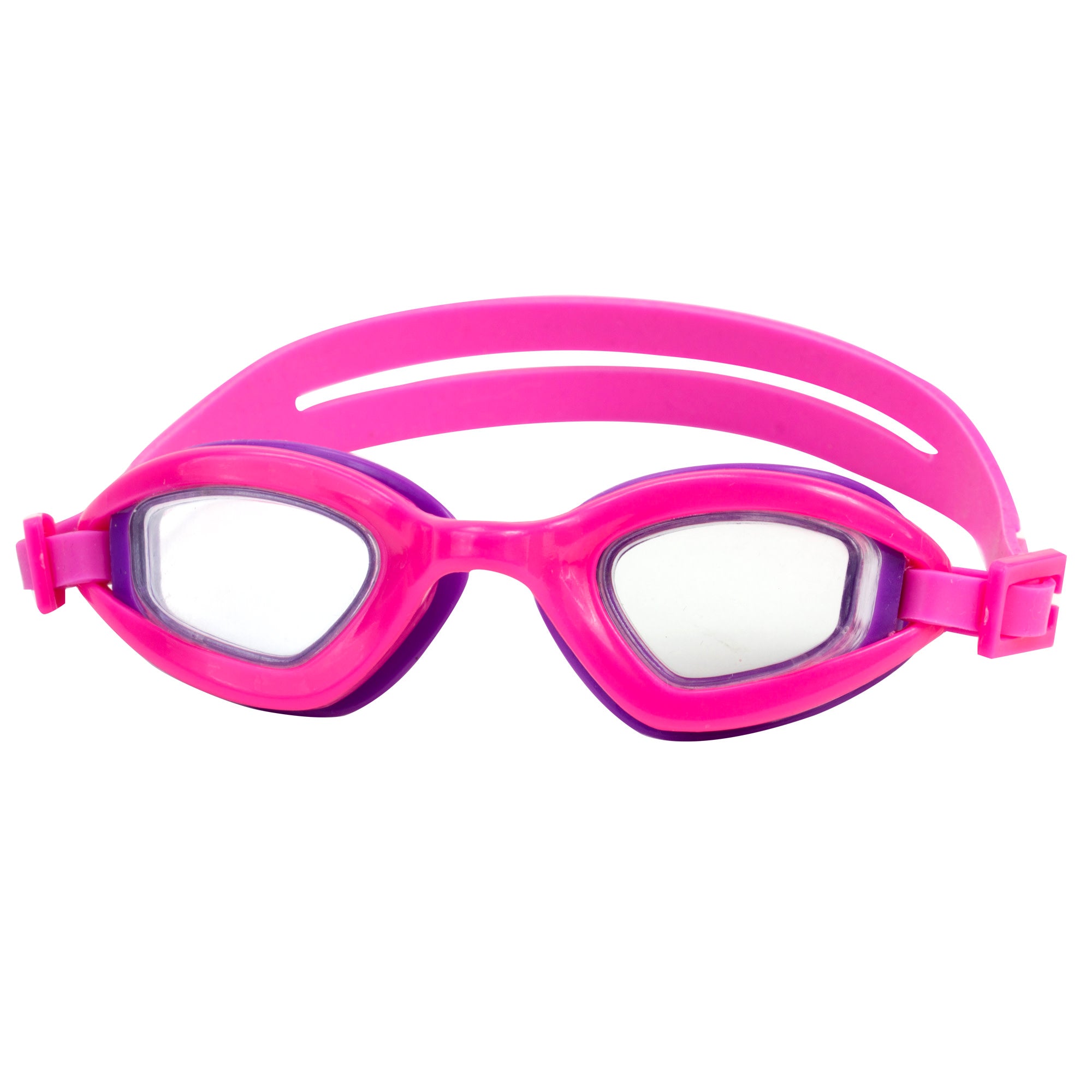 Sophia’s Two-Tone Mix & Match Realistic Seasonal Summer Swim Goggles Accessory for Beach or Pool Day for 18” Dolls, Hot Pink