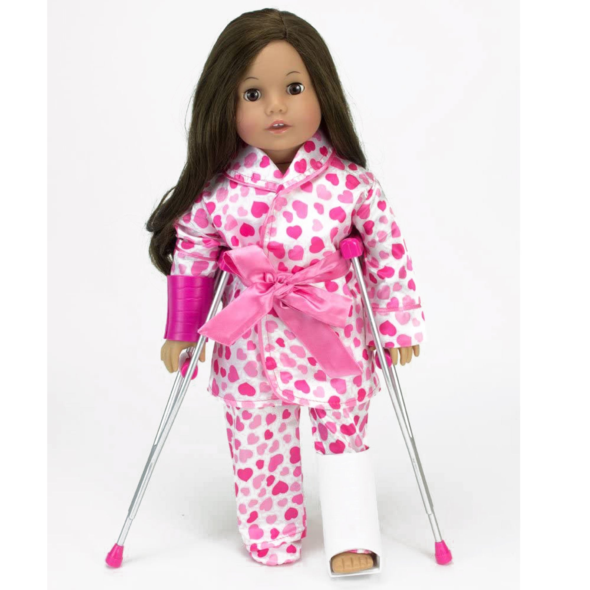 Sophias Doll Cast & Crutches Accessories Set for 18" Dolls