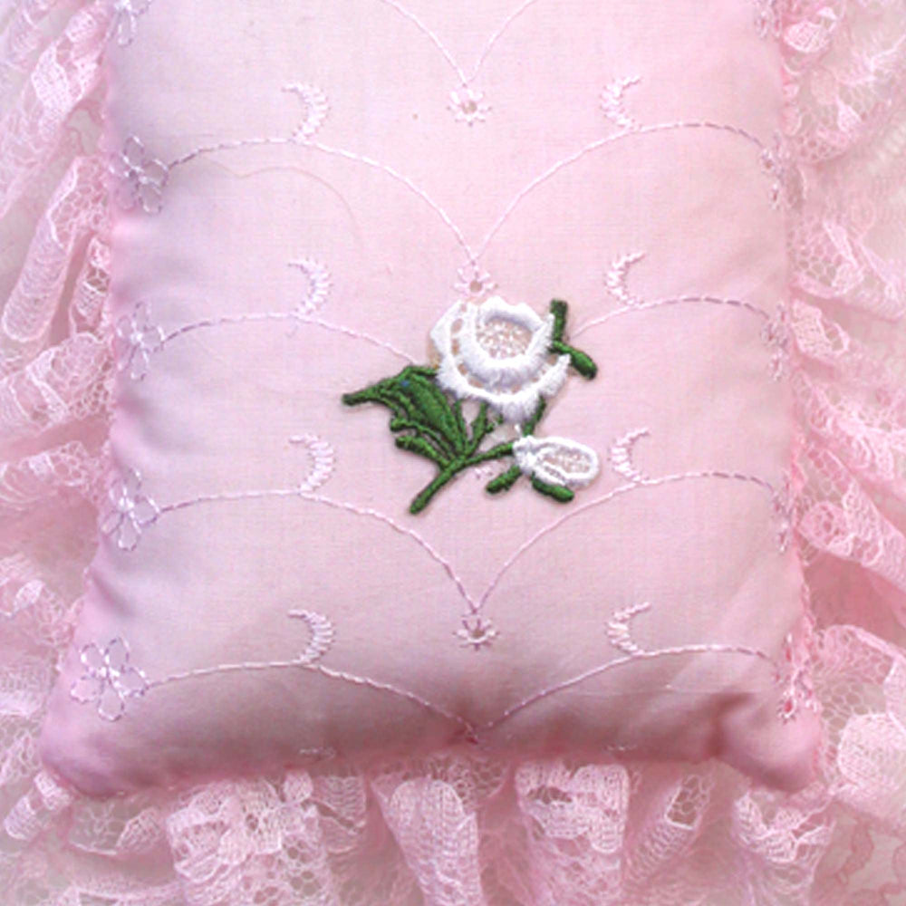 Sophia's 3 Piece Eyelet Bedding Set for 18" Dolls, Light Pink